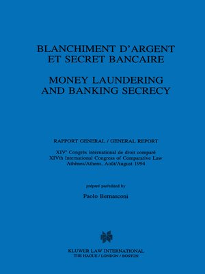 cover image of Money Laundering and Banking Secrecy